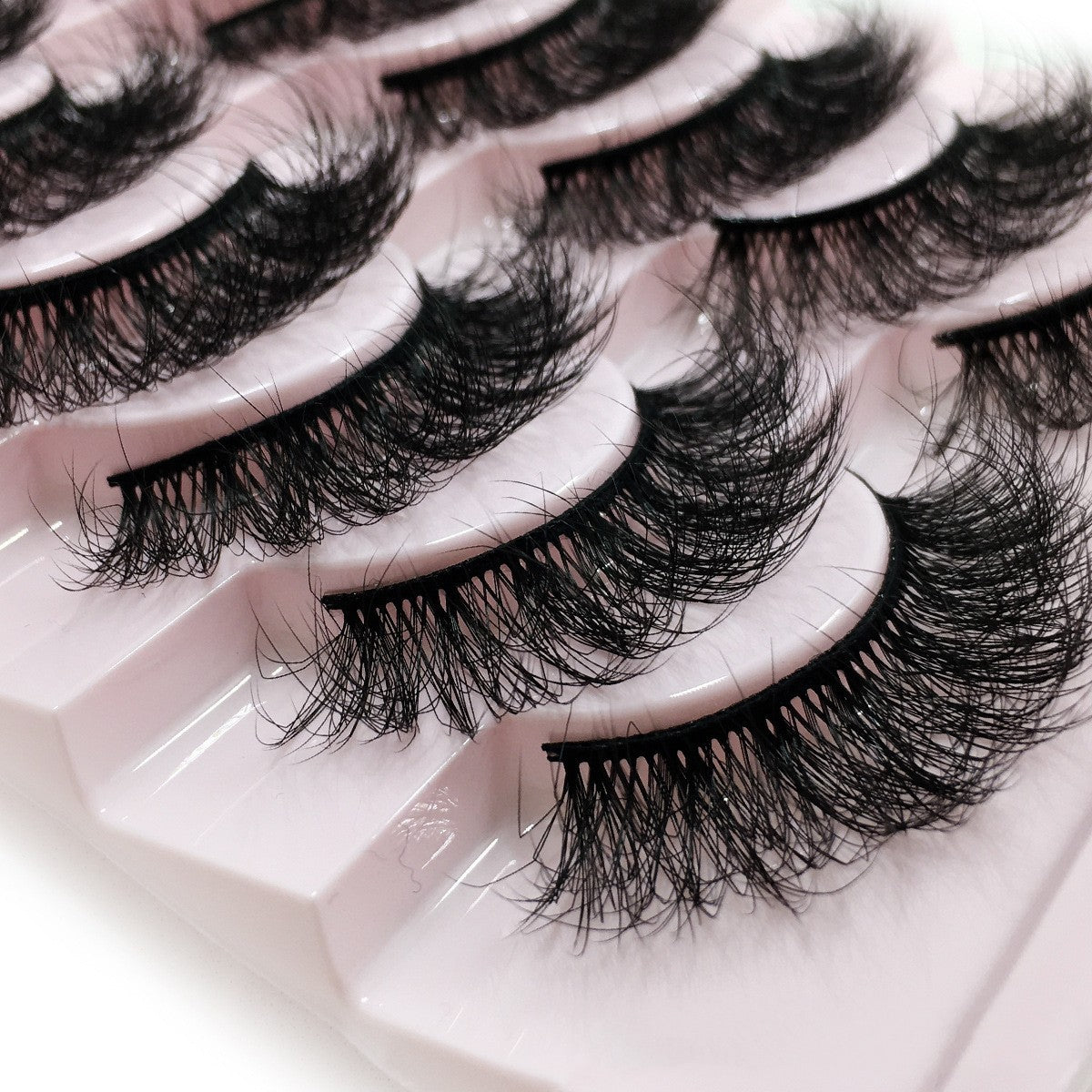 Thick Curl Cross Three - Dimensional Ten Pairs Of False Eyelashes